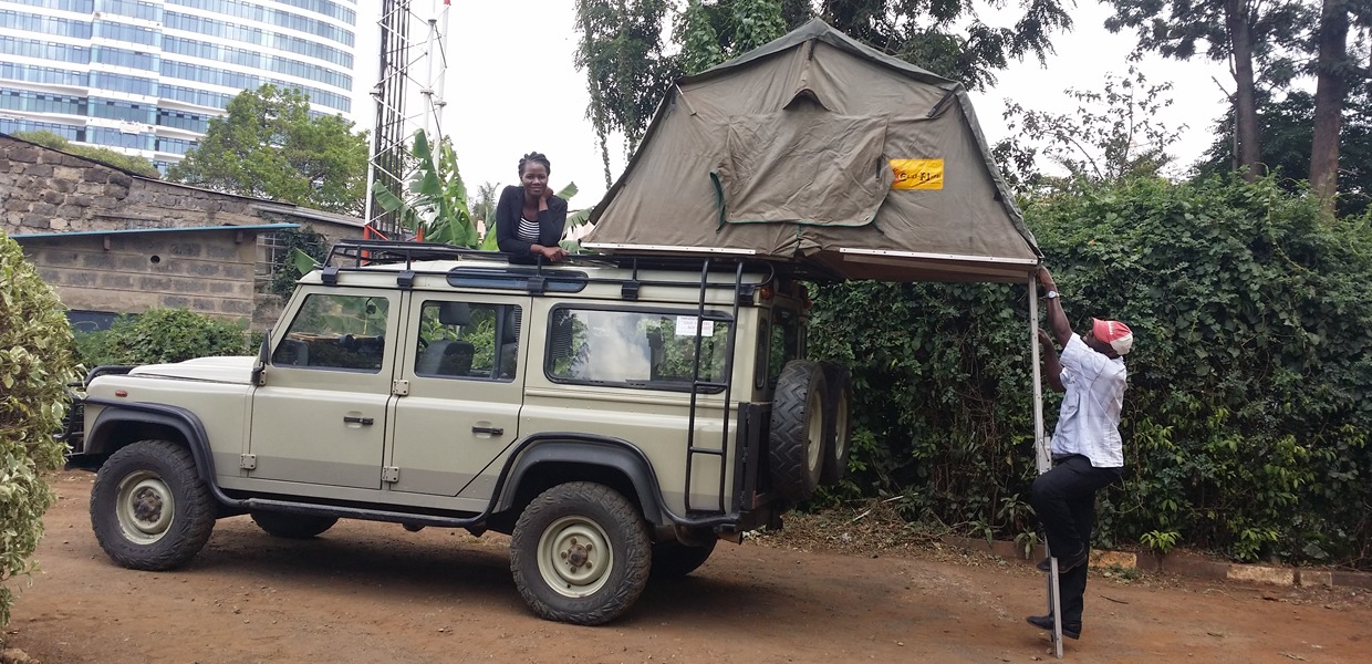 Land Rover Defender for hire in Uganda